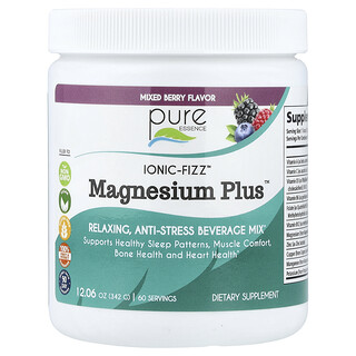 Pure Essence, Ionic-Fizz™, Magnesium Plus™, Mélange de baies, 342 g
