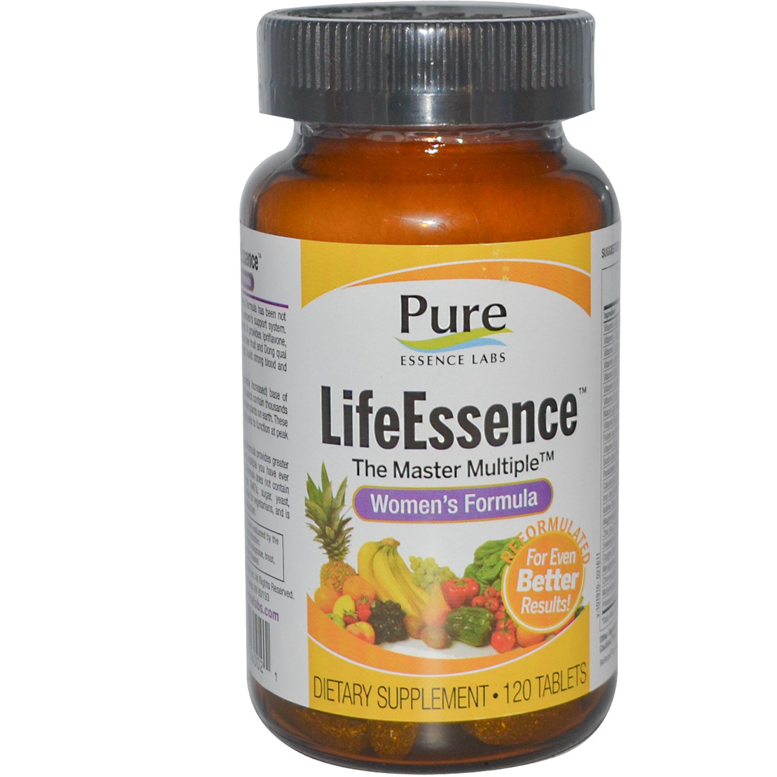 Pure Essence, LifeEssence, The Master Multiple, формула для женщин, 120 таблеток