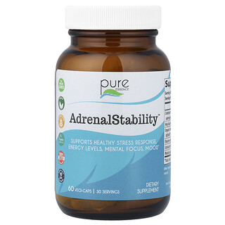 Pure Essence, AdrenalStability™, 60 kapsułek roślinnych