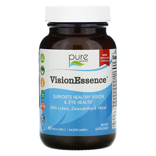 Pure Essence, VisionEssence, Ergänzung für gesunde Augen, 60 pflanzliche Kapseln