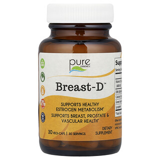 Pure Essence, Breast-D™, 30 cápsulas vegetales