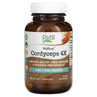 Pure Essence, MyPure, Cordyceps 4X, 30 capsules végétariennes