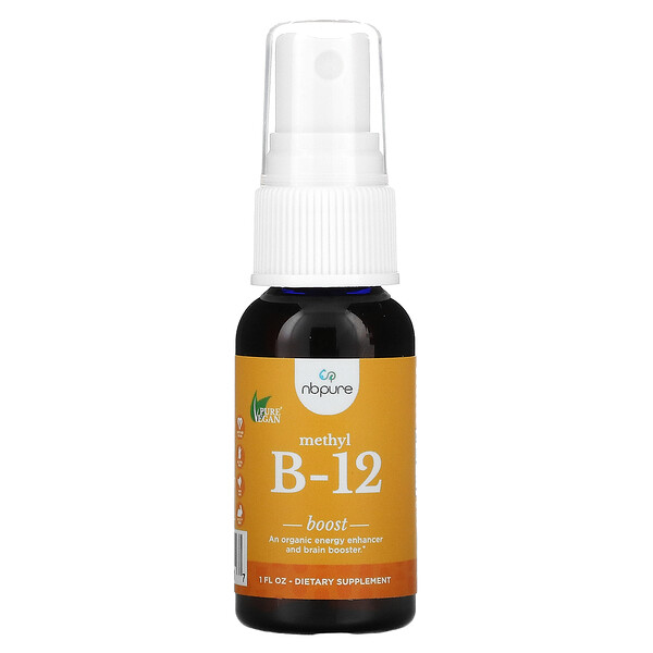 Metil B12 en spray, Potenciador, 1 oz. líq.