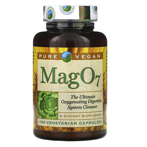 Отзывы о Пуре Веган, Mag 07, The Ultimate Oxygenating Digestive System Cleanser, 120 Vegetarian Capsules