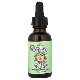 Purifect, Cool Calm Clear, Serum Minyak Wajah Tea Tree, 30 ml (1 ons cairan)