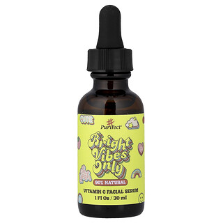 Purifect, Bright Vibes Only, Serum Wajah Vitamin C, 30 ml (1 ons cairan)