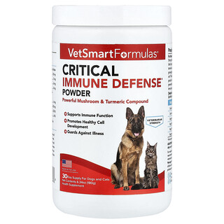 VetSmart Formulas, Critical Immune Defense® Powder, For Dogs and Cats, 6.34 oz (180 g)