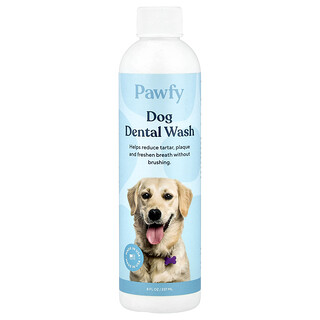 Pawfy, Dog Dental Wash, Zahnpflege für Hunde, ab 12 Wochen, 237 ml (8 fl. oz.)
