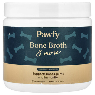 Pawfy, 骨汤什锦，5.3 盎司（150 克）