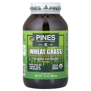 Pines International, Grama de Trigo em Pó, 280 g (10 oz)