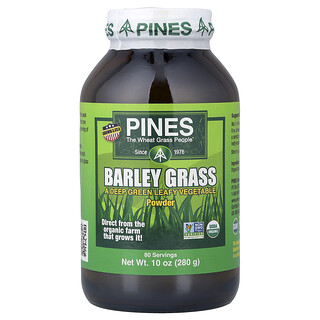 Pines International, Grama de Cevada em Pó, 280 g (10 oz)