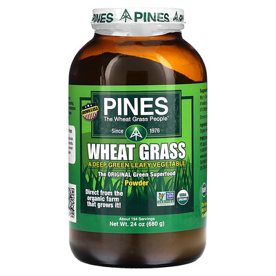 

Pines International Wheat Grass Powder 24 oz (680 g)