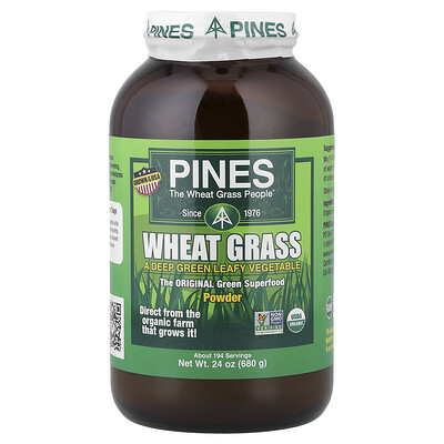 Pines International, Pasto de trigo, polvo, 24 oz (680 g)
