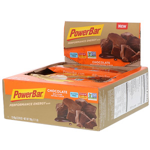 Отзывы о Повер Бар, Performance Energy Bar, Chocolate, 12 Bars, 2.29 oz (65 g) Each