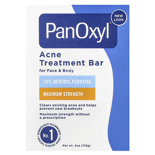 PanOxyl, Сапун против акне, за лице и тяло, 113 g (4 oz)