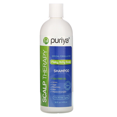 Puriya Scalp Therapy Shampoo, For All Hair Types, 16 fl oz (473 ml)