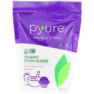 Pyure, Смесь органической стевии, универсальный подсластитель в гранулах, 16 унц. (454 г)