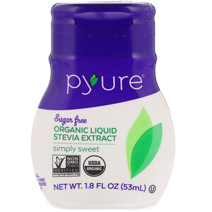 Отзывы о Пуре Брандс, Organic Liquid Stevia Extract, Simply Sweet, 1.8 fl oz (53 ml)