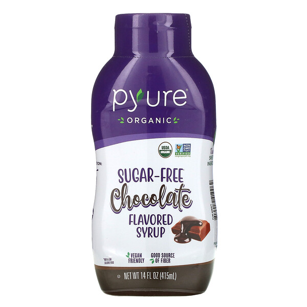 Pyure‏, Organic Sugar-Free Chocolate Flavored Syrup, 14 fl oz (415 ml)