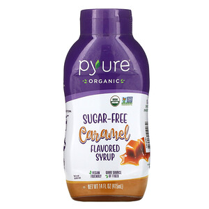 Отзывы о Пуре Брандс, Organic Sugar-Free Caramel Flavored Syrup, 14 fl oz (415 ml)