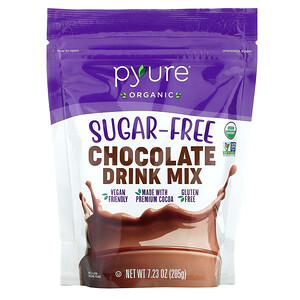 Пуре Брандс, Organic Sugar-Free Chocolate Drink Mix, 7.23 oz (205 g) отзывы покупателей