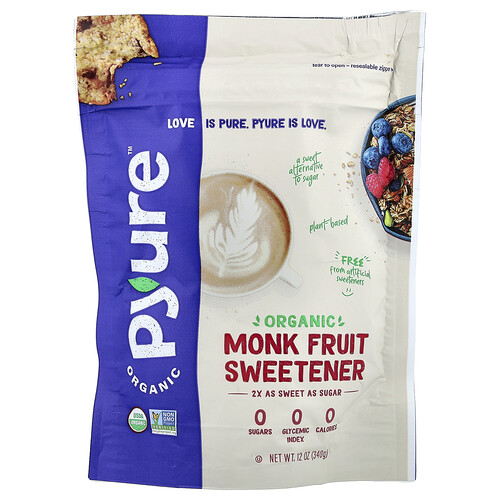 Pyure, Bio-Mönchsfruchtsüße, 340 g (12 oz.)