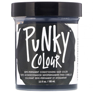Отзывы о Punky Colour, Semi-Permanent Conditioning Hair Color, Ebony, 3.5 fl oz (100 ml)