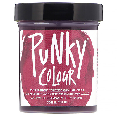 Punky Colour Semi-Permanent Conditioning Hair Color, Red Wine, 3.5 fl oz (100 ml)