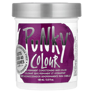 Punky Colour, Tinte acondicionador semipermanente para el cabello, Púrpura, 100 ml (3,5 oz. líq.)