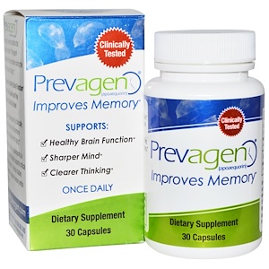 Купить Prevagen (Quincy-Bioscience), Prevagen, обычная сила, 30 капсул  на IHerb