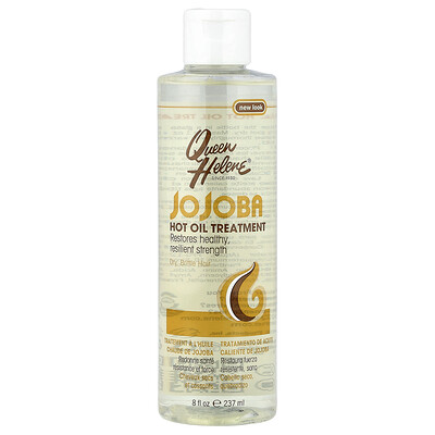 Queen Helene, Tratamiento de aceite caliente, Jojoba, Cabello seco y quebradizo, 237 ml (8 oz. líq.)