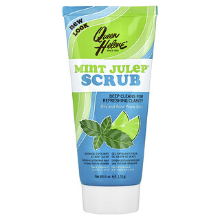 Queen Helene, Lulur Mint Julep®, Kulit Berminyak dan Berjerawat, 6 oz (170 g)