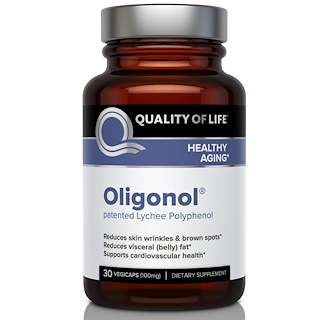 Quality of Life Labs, Oligonol, 100 mg, 30 Veggie Caps
