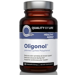 Купить Quality of Life Labs, Олигонол, 100 мг, 30 капсул на растительной основе  на IHerb