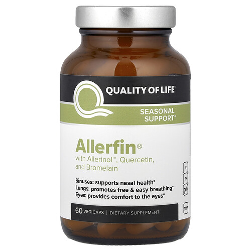 Quality of Life, Allerfin®, 60 pflanzliche Kapseln