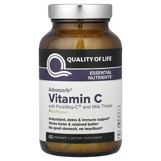 Quality of Life, Advasorb，維生素 C，60 粒素食膠囊