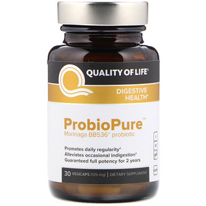 Отзывы о Куалити оф Лайф Лэбс, ProbioPure, 30 Veggie Caps