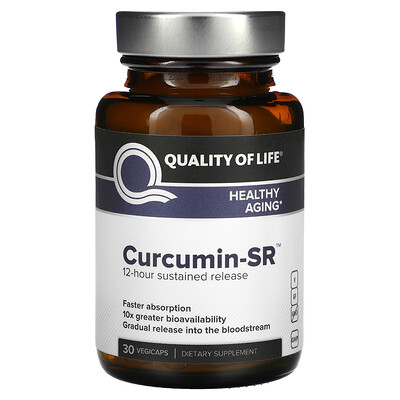 

Quality of Life Labs, Curcumin-SR, 30 Vegicaps