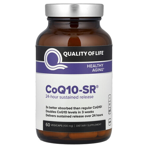 Quality Of Life CoQ10-SR®, 100 mg, 60 Vegicaps