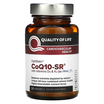 Quality of Life Labs CoQ10-SR, 30 VegiCaps