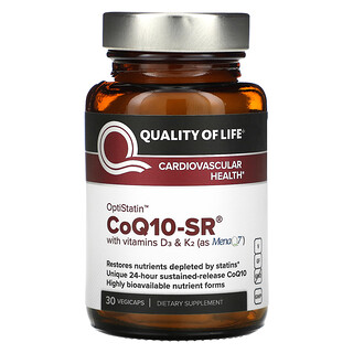 Quality of Life Labs, CoQ10-SR（コエンザイムQ10-SR）、ベジカプセル30粒
