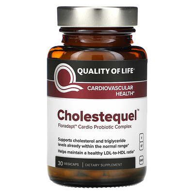 Quality of Life Labs Cholestequel, 30 Vegicaps