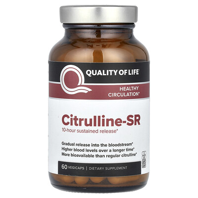 Quality of Life Citrulline-DR 800 mg 60 Vegicaps (400 mg Per VegiCap)