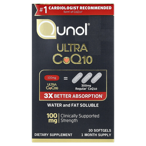 Qunol Ultra CoQ10, 30 Softgels