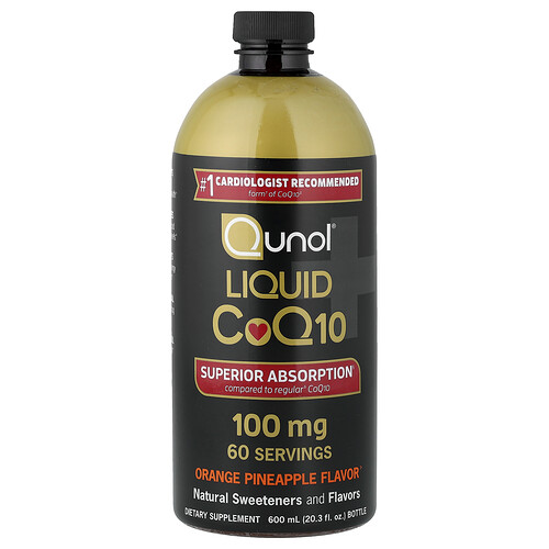 Qunol Liquid CoQ10, Orange Pineapple, 20.3 fl oz (600 ml)