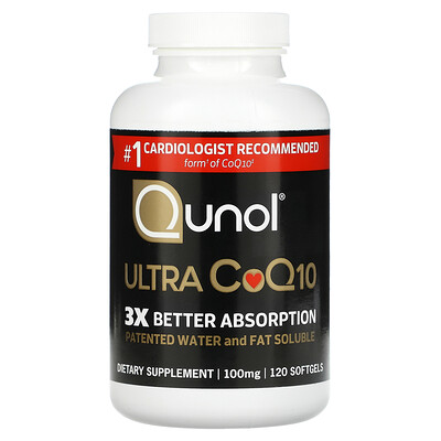 

Qunol Ultra CoQ10 100 mg 120 Softgels