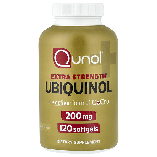 Qunol Ubiquinol, 200 mg, 120 Softgels