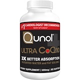 Qunol, Мега CoQ10 Убихинол, 100 мг, 60 капсул отзывы