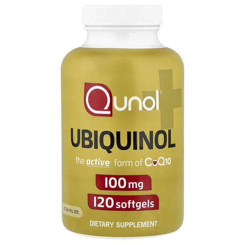 Qunol Ubiqunol, 100 mg, 120 Softgels