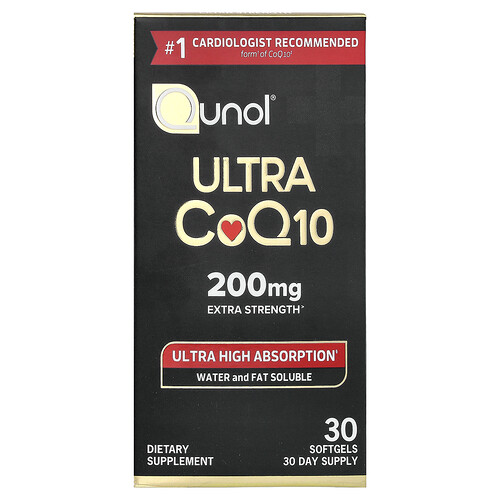 Qunol Ultra CoQ10, 200 mg, 30 Softgels